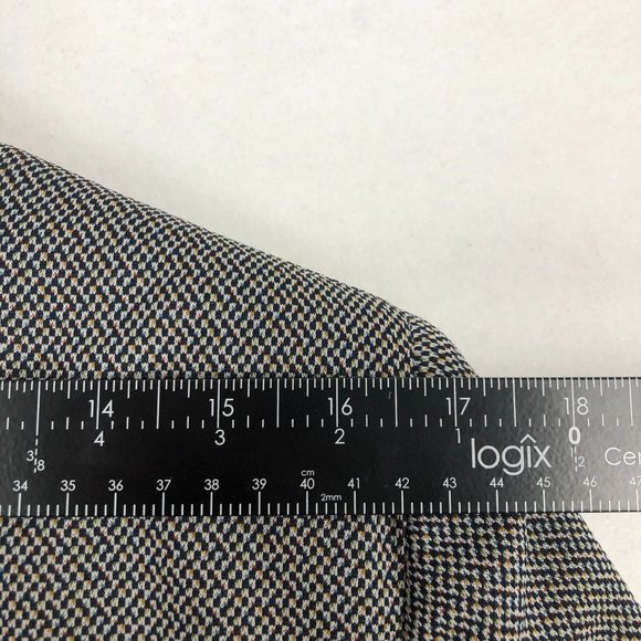 Curlee VTG Men's 38** Blue Grey Single Breasted Two-Button Western Sport Coat - Picture 8 of 12